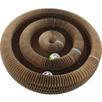 Companion Papp Magic Cat Scratcher med kattemynte og ball